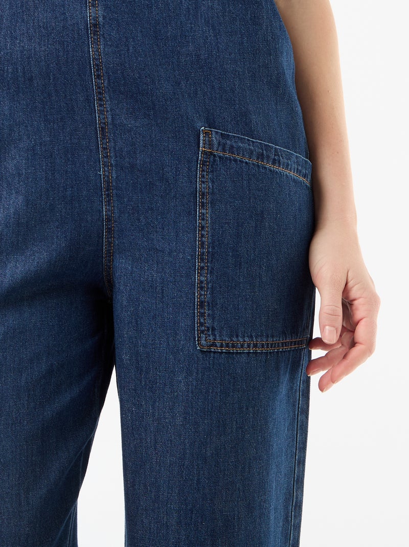 Combinaison large sans manches Bleu - Kiabi