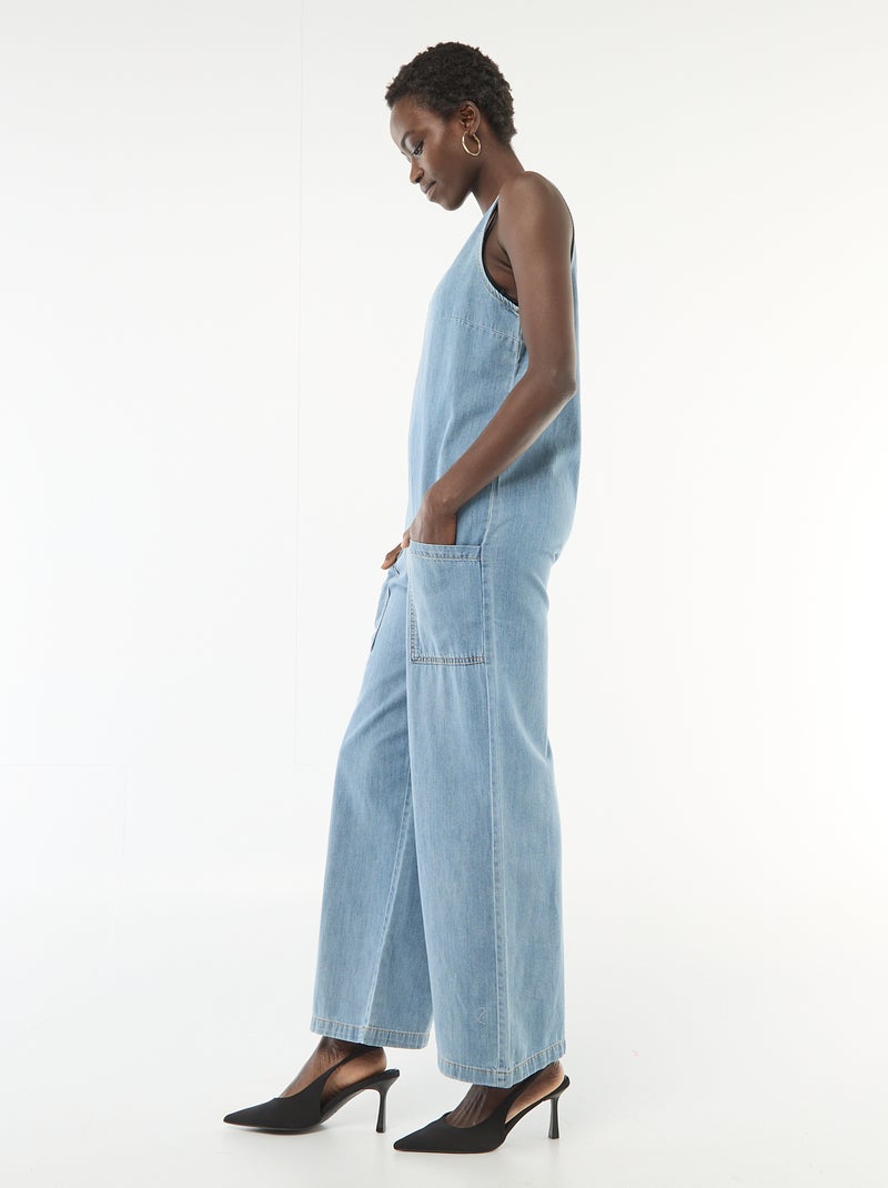 Combinaison large sans manches Bleu - Kiabi