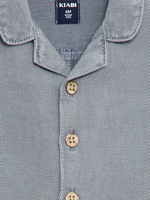 Combinaison longue avec col chemise relax fit - Kiabi