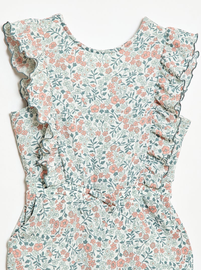 Combinaison pantalon à manches courtes Rose - Kiabi