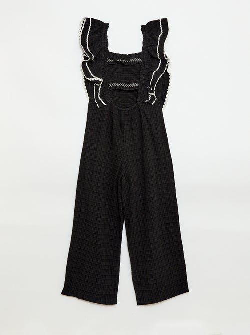 Combinaison pantalon avec volants - Kiabi