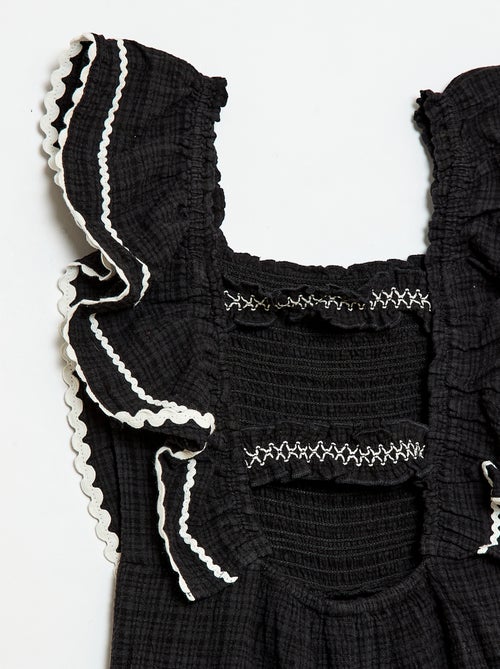 Combinaison pantalon avec volants - Kiabi