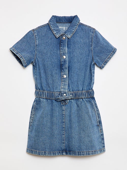 Combinaison robe en jean - Kiabi