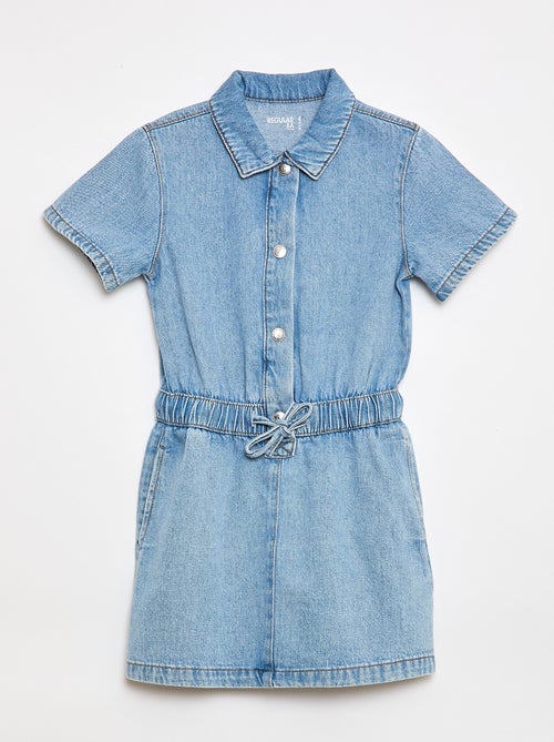 Combinaison robe en jean - Kiabi