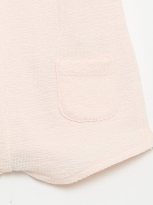 Combinaison short en baby Terry - Kiabi Combinaison short en baby Terry - Kiabi
