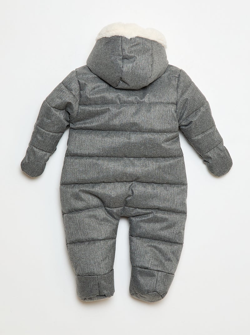 Combipilote complète avec doublure effet moutonné Gris - Kiabi