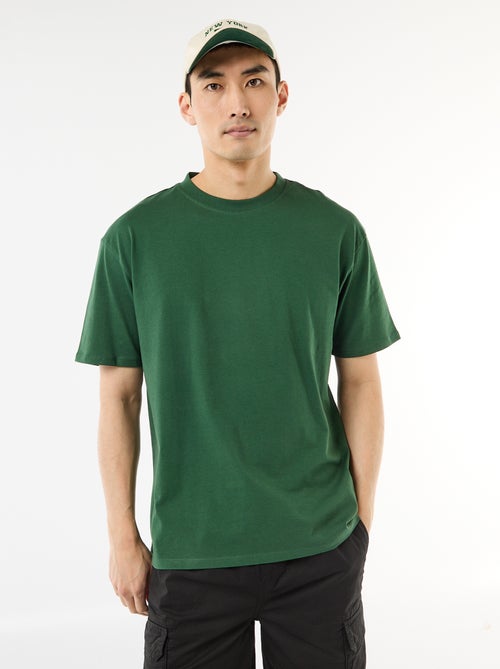 Comfort Fit / Oversized Plain T-shirt - Kiabi