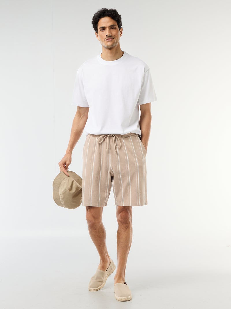 Comfort Fit / Oversized Plain T-shirt White - Kiabi