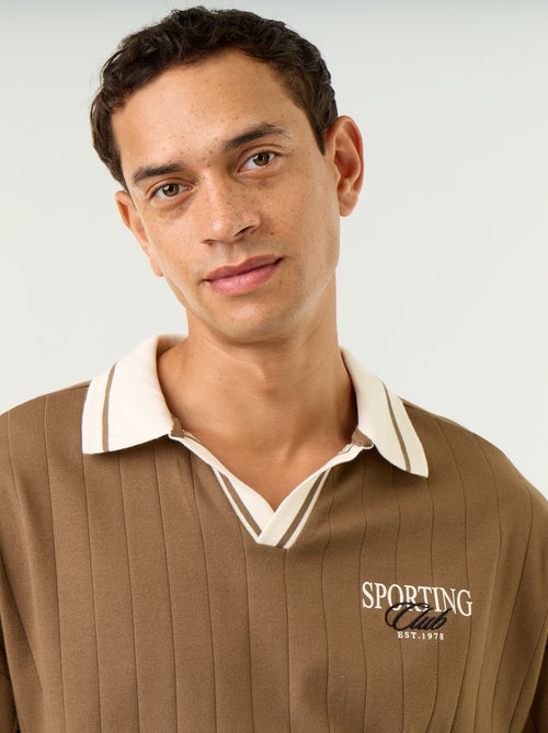 Comfort Fit Short Sleeve Polo - Kiabi Comfort Fit Short Sleeve Polo - Kiabi