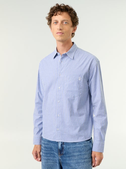 Comfortable Fit Striped Shirt - Kiabi