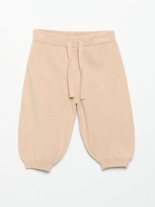 Compact Knit Joggers - Kiabi