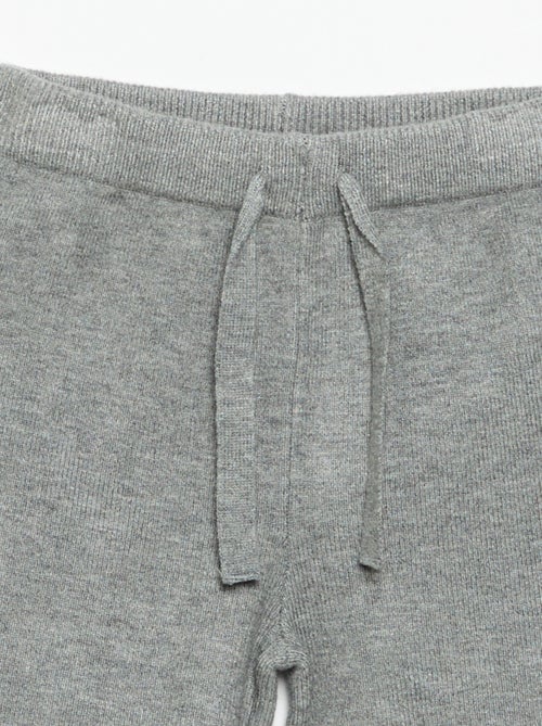 Compact Knit Joggers - Kiabi