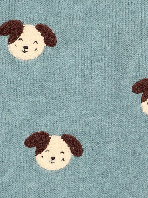 Compact Knit Sweater with Animal Embroideries - Kiabi