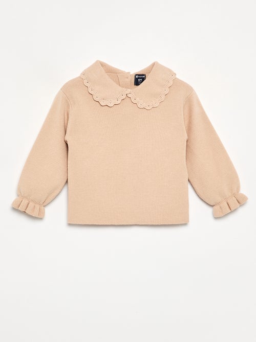 Compact knit sweatshirt + leggings set - 2 pieces - Kiabi