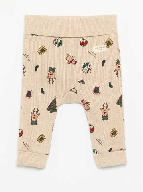 Completo 2 pezzi - Body a maniche lunghe + leggings - Kiabi