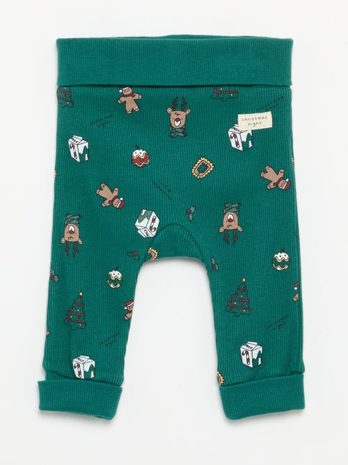 Completo 2 pezzi - Body a maniche lunghe + leggings - Kiabi