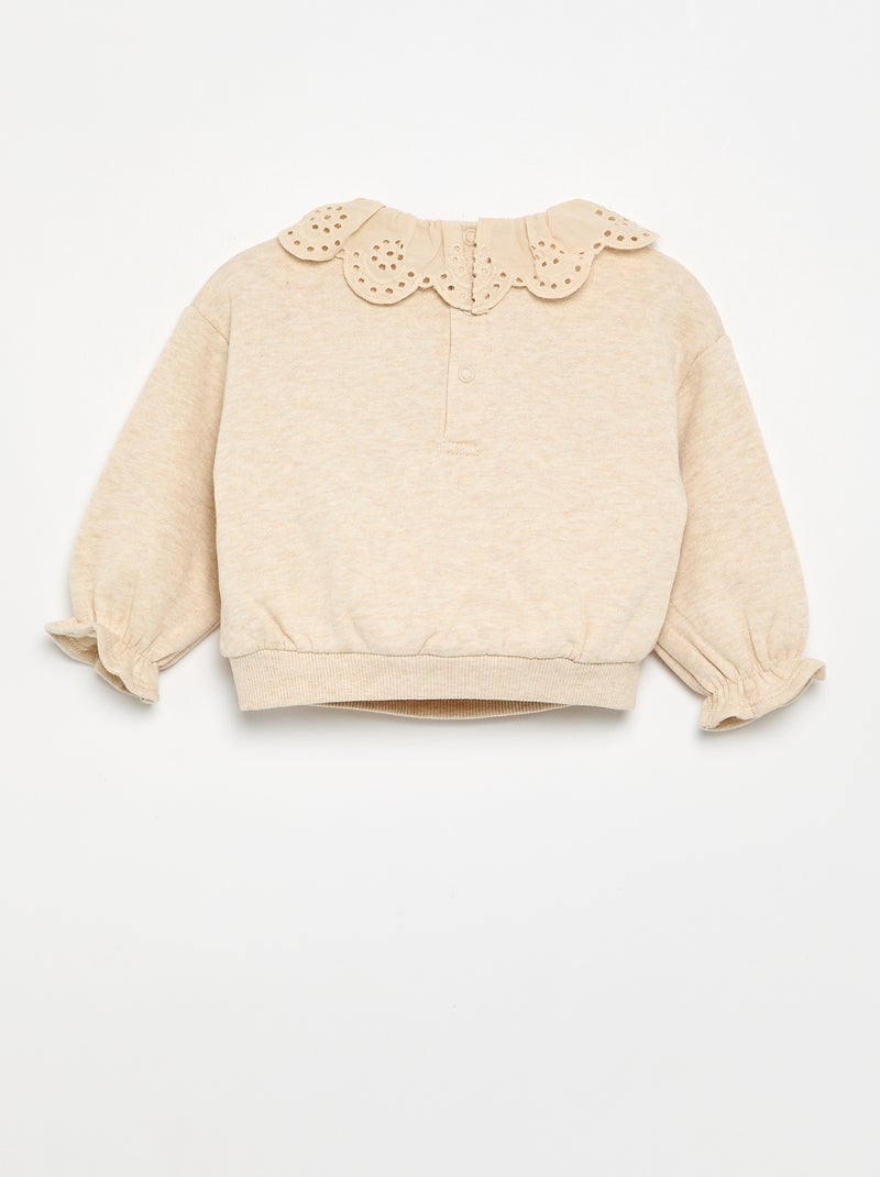 Completo 2 pezzi - felpa + pantaloni Beige - Kiabi