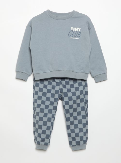 Completo 2 pezzi - Felpa + pantaloni da jogging - Kiabi