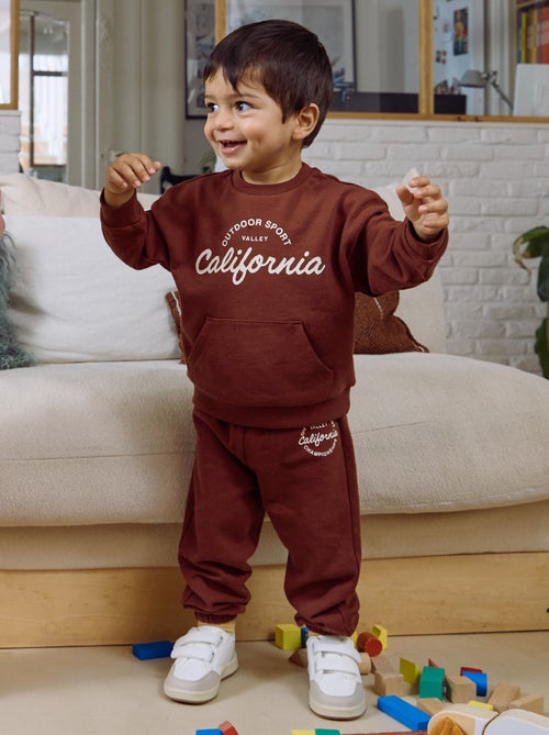 Completo 2 pezzi - felpa + pantaloni da jogging - Kiabi
