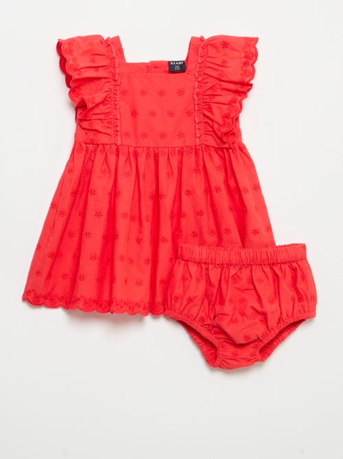 Completo 2 pezzi - vestito senza maniche + mutandina - Kiabi