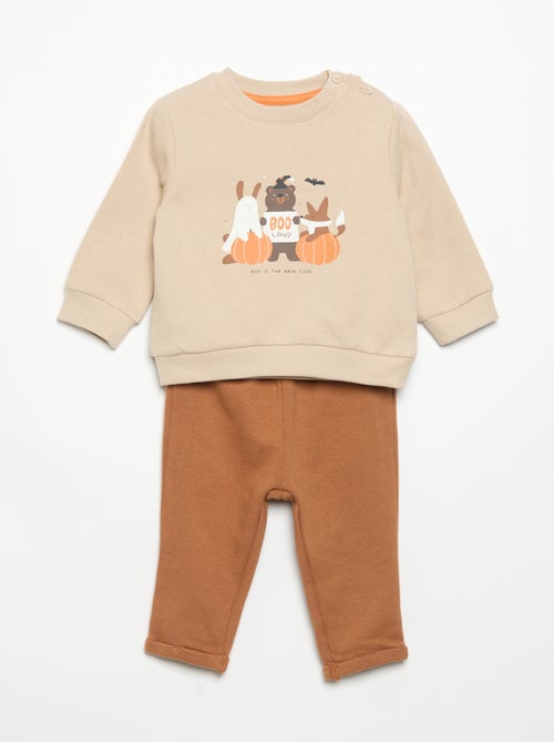 Completo 2 pezzi felpa + pantaloni - Kiabi