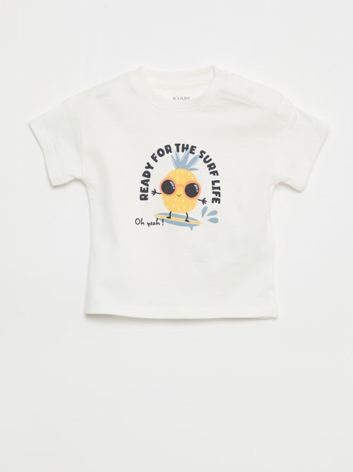 Completo 2 pezzi in cotone T-shirt + short - Kiabi