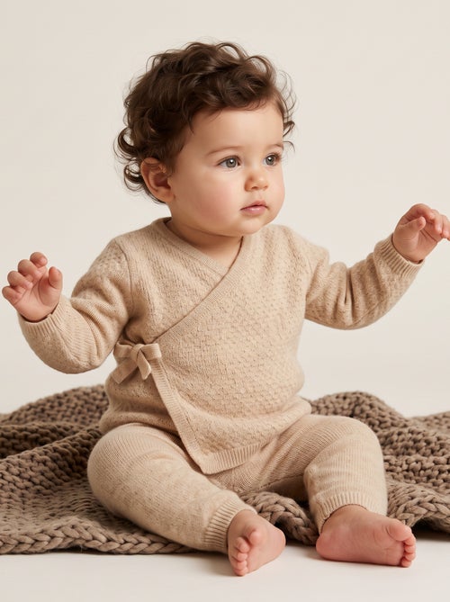 Completo 2 pezzi in lana e cashmere - Premium - Kiabi