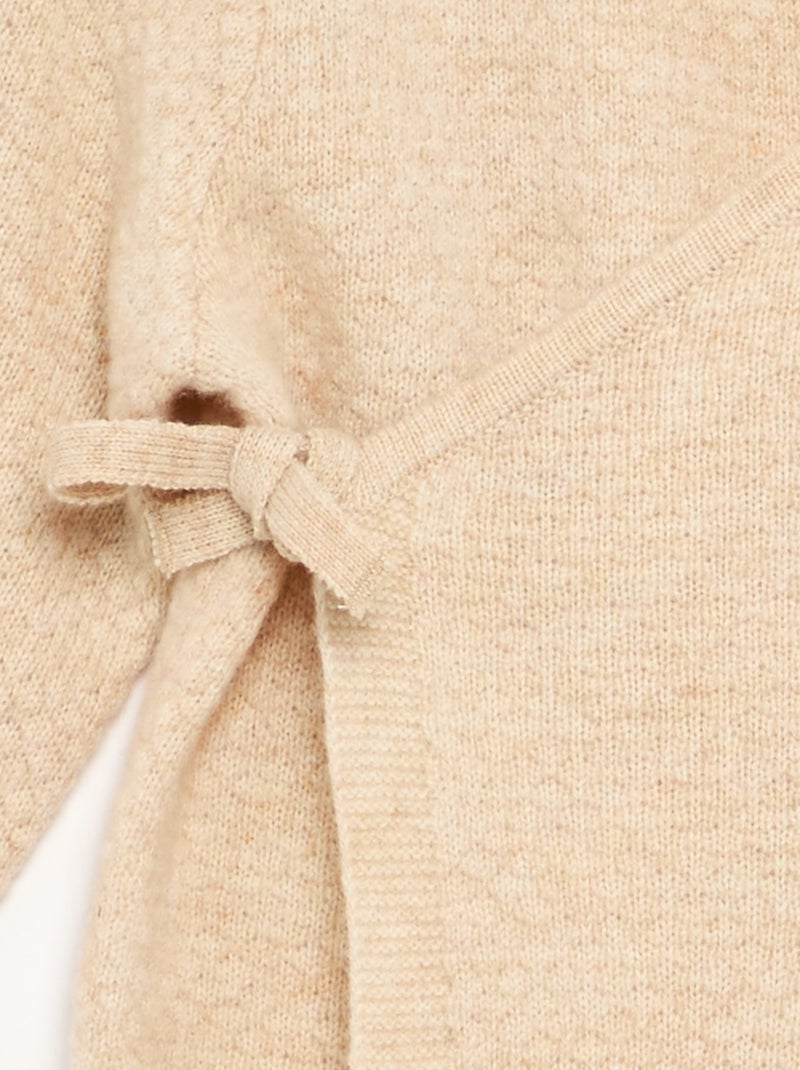 Completo 2 pezzi in lana e cashmere - Premium Beige - Kiabi