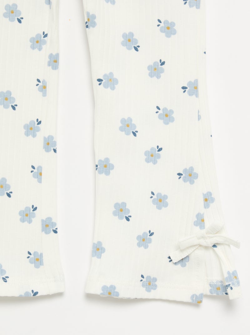 Completo 2 pezzi T-shirt + leggings Blu - Kiabi