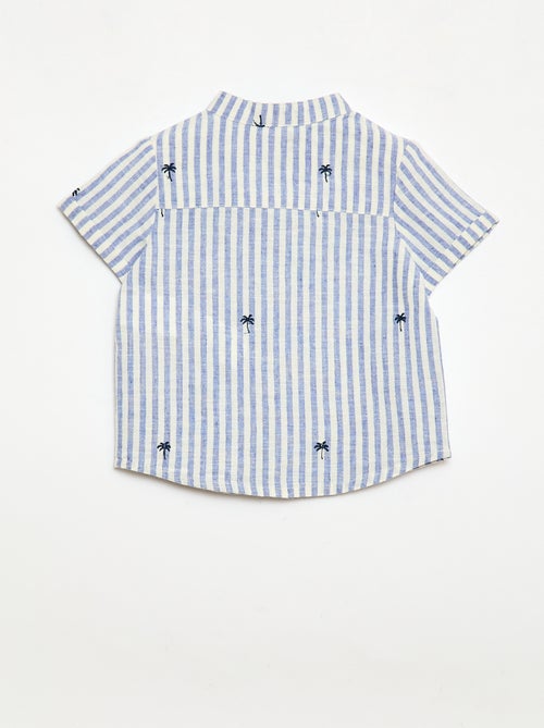 Completo a righe 2 pezzi - camicia + pantaloncini - Kiabi