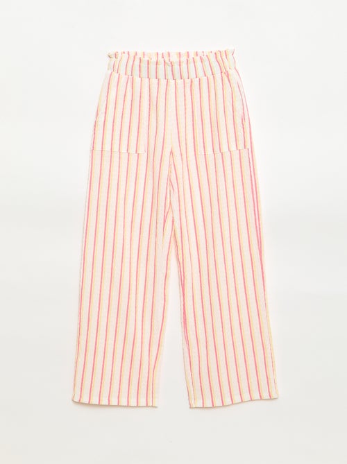 Completo a righe t-shirt + pantaloni - 2 pezzi - Kiabi