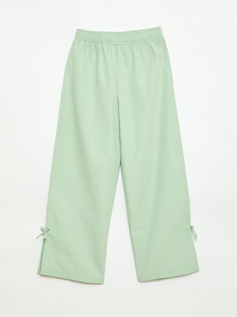 Completo blusa senza maniche + pantaloni - 2 pezzi Verde - Kiabi