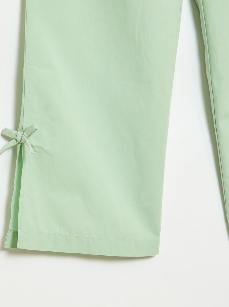 Completo blusa senza maniche + pantaloni - 2 pezzi Verde - Kiabi