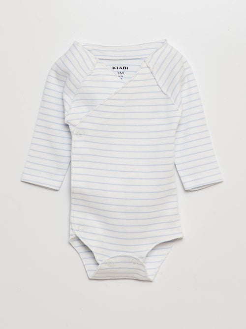Completo body + pantaloni con piedini + cuffietta - Kiabi