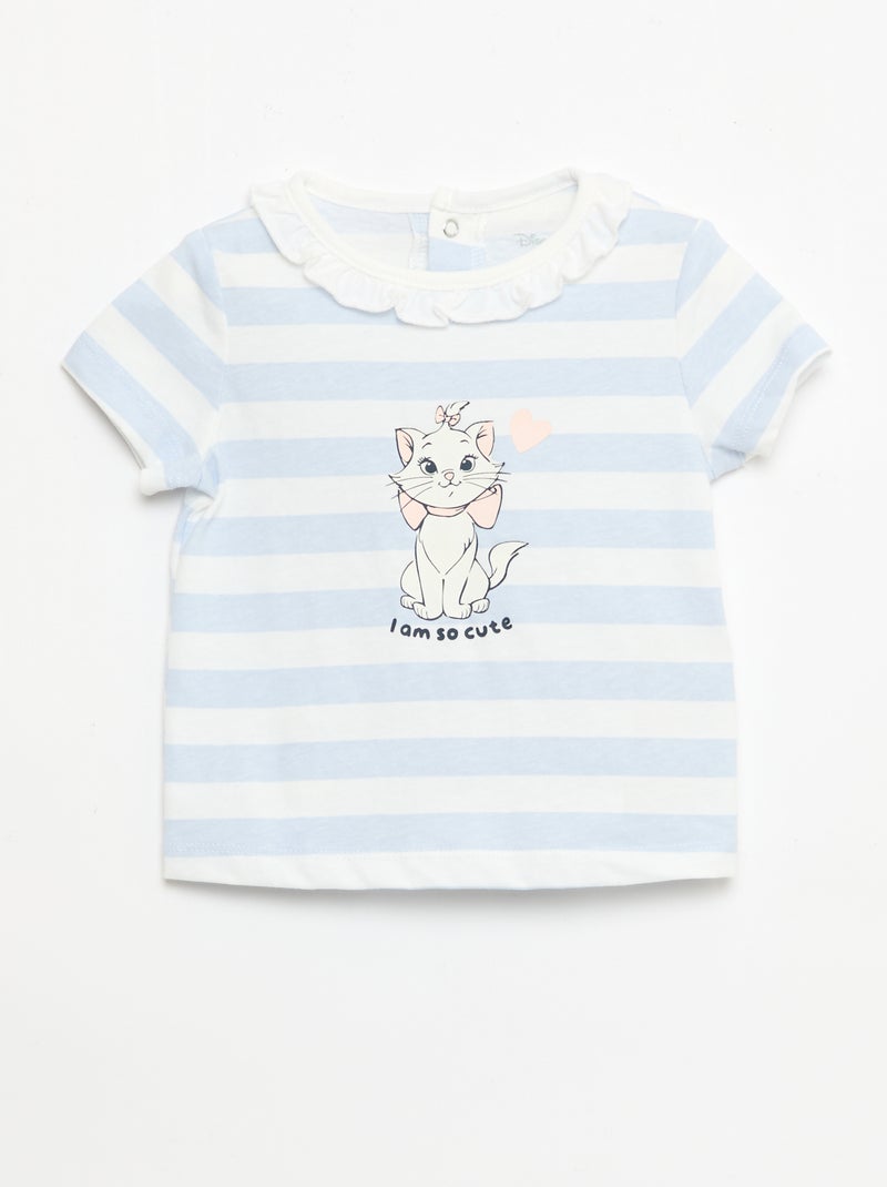Completo "Disney" 2 pezzi - T-shirt + tutina corta Blu - Kiabi