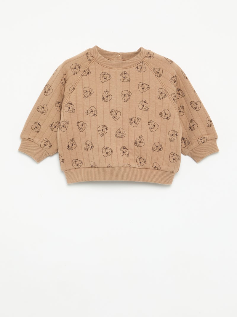 Completo 'Disney' 2 pezzi: felpa + pantaloni Marrone - Kiabi