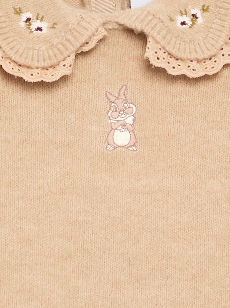 Completo 'Disney' 2 pezzi in maglia - Maglione + leggings Beige - Kiabi