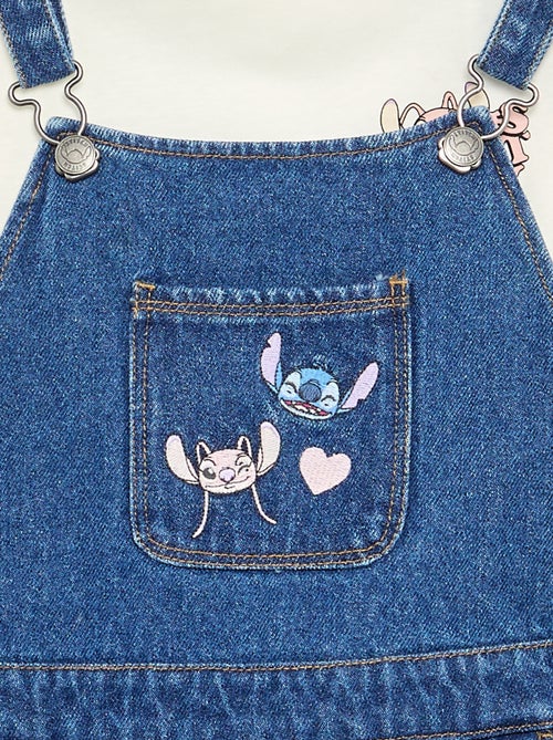 Completo 'Disney' Stitch' 2 pezzi - salopette vestito + T-shirt a maniche lunghe - Kiabi Completo 'Disney' Stitch' 2 pezzi - salopette vestito + T-shirt a maniche lunghe - Kiabi