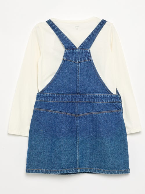 Completo 'Disney' Stitch' 2 pezzi - salopette vestito + T-shirt a maniche lunghe - Kiabi Completo 'Disney' Stitch' 2 pezzi - salopette vestito + T-shirt a maniche lunghe - Kiabi