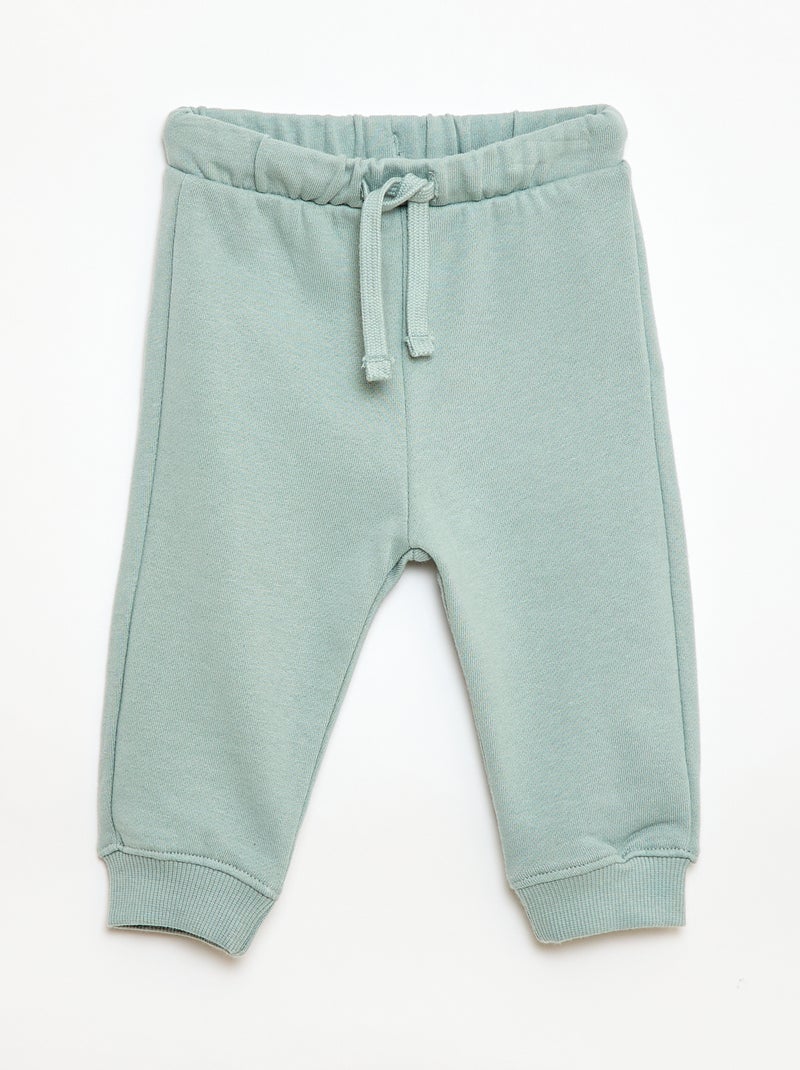Completo felpa con cappuccio + pantaloni da jogging monocromatico - 2 pezzi Blu - Kiabi