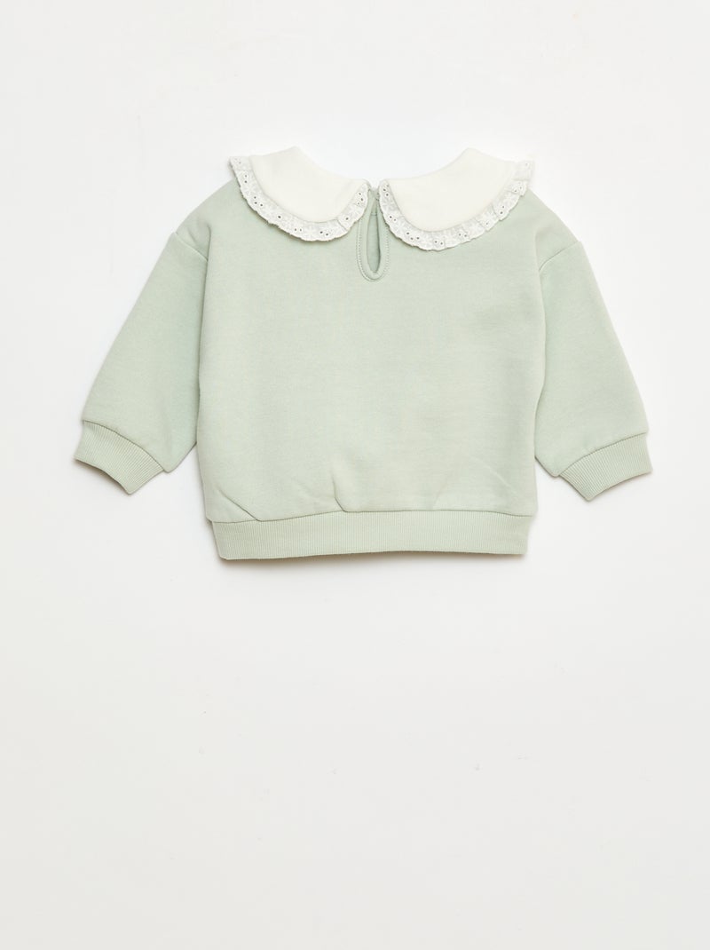 Completo felpa + pantaloni + bavaglino 'Disney' 'Minnie' - 3 pezzi Verde - Kiabi