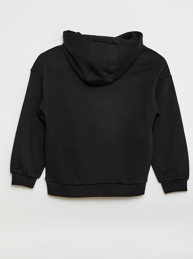 Completo felpa + pantaloni da jogging - 2 pezzi Nero - Kiabi