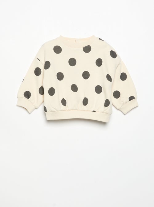 Completo felpa stampata + leggings - Kiabi