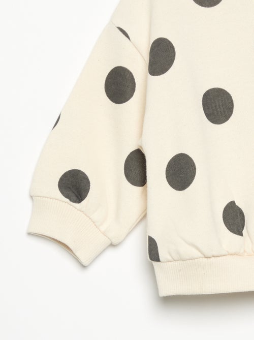 Completo felpa stampata + leggings - Kiabi