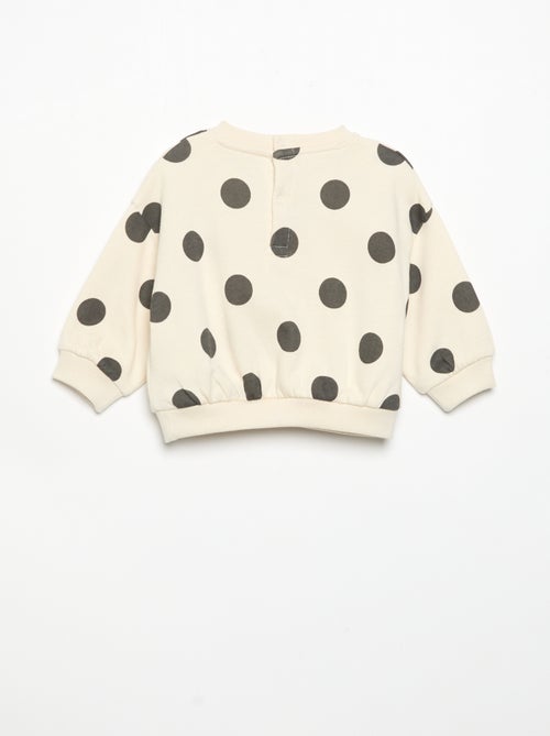 Completo felpa stampata + leggings - Kiabi