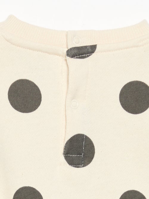 Completo felpa stampata + leggings - Kiabi