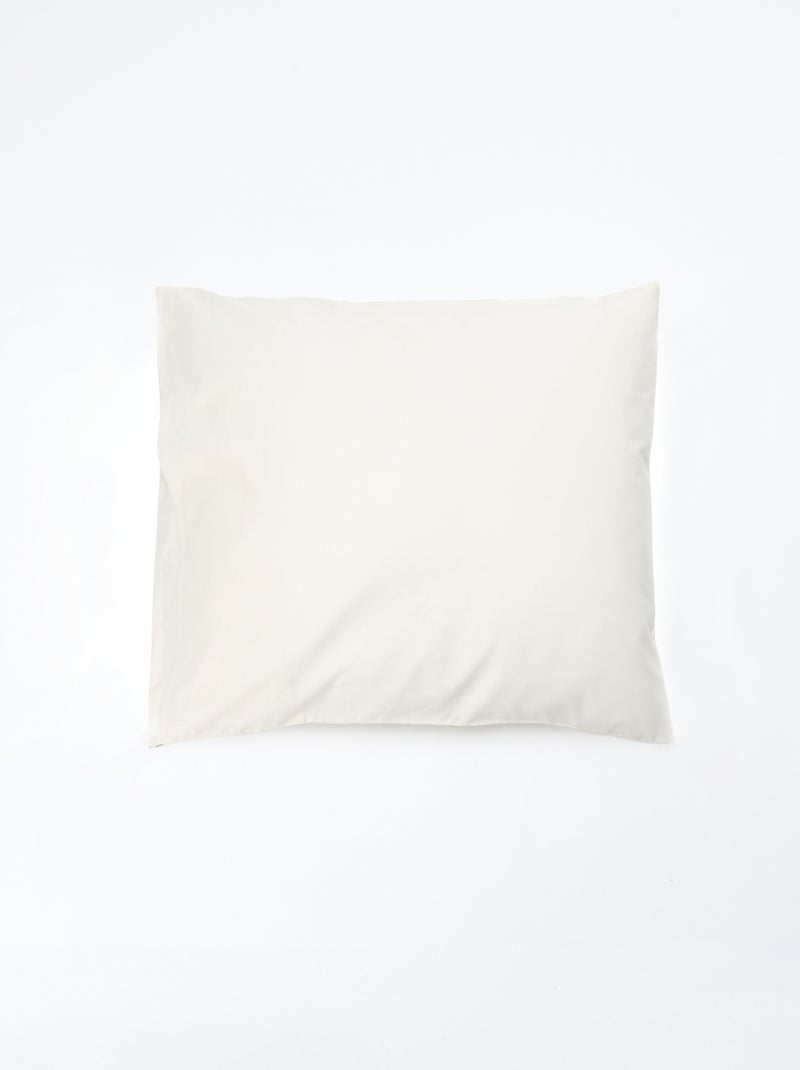 Completo letto copripiumino (140 x 200cm) + federa - 2 pezzi Beige - Kiabi