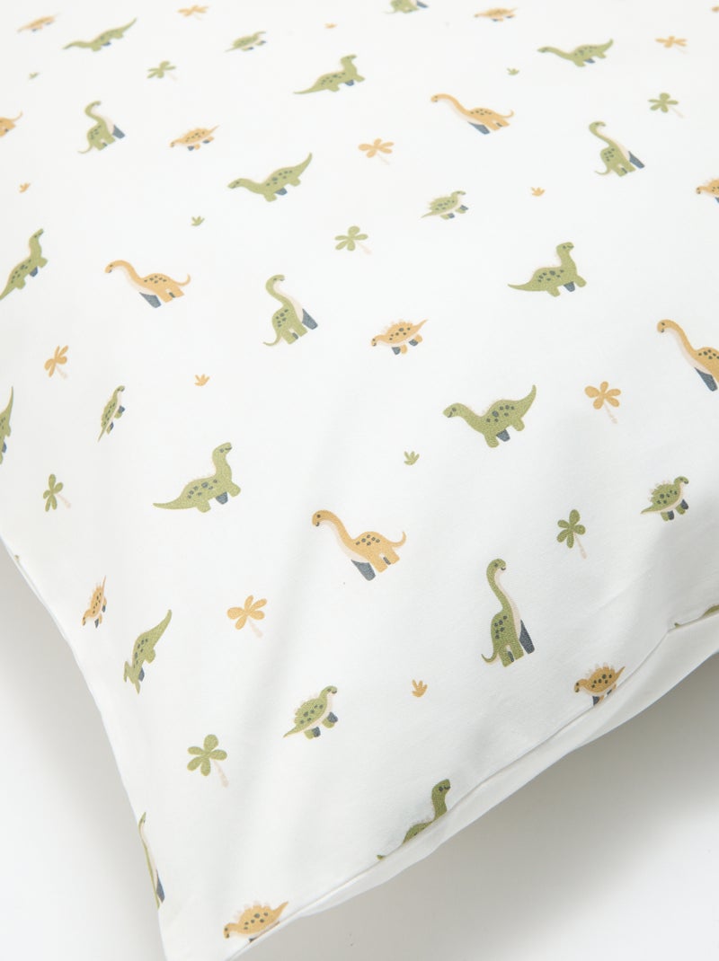 Completo letto copripiumino (140 x 200cm) + federa - 2 pezzi Beige - Kiabi