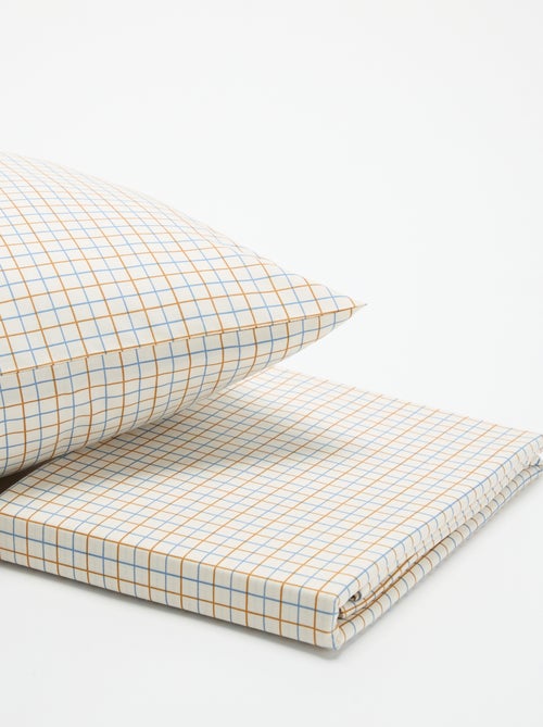 Completo letto copripiumino (140 x 200cm) + federa - 2 pezzi - Kiabi