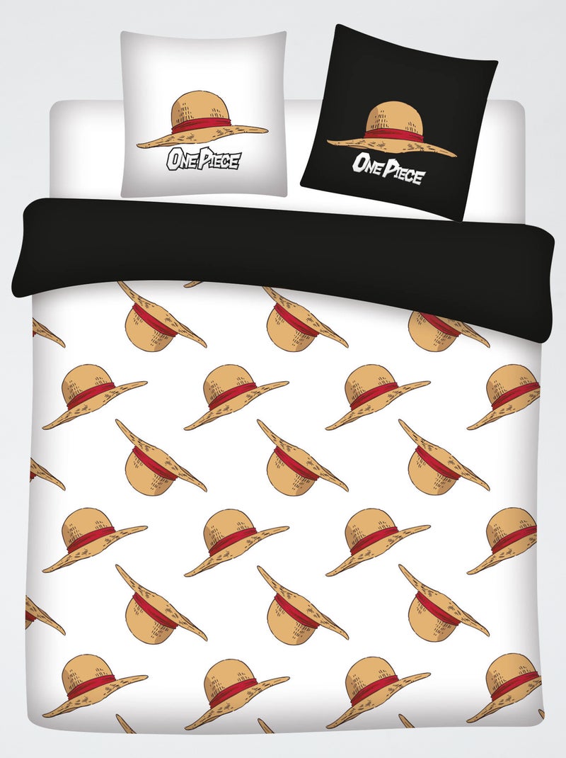 Completo letto 'One Piece' - 2 persone Nero - Kiabi